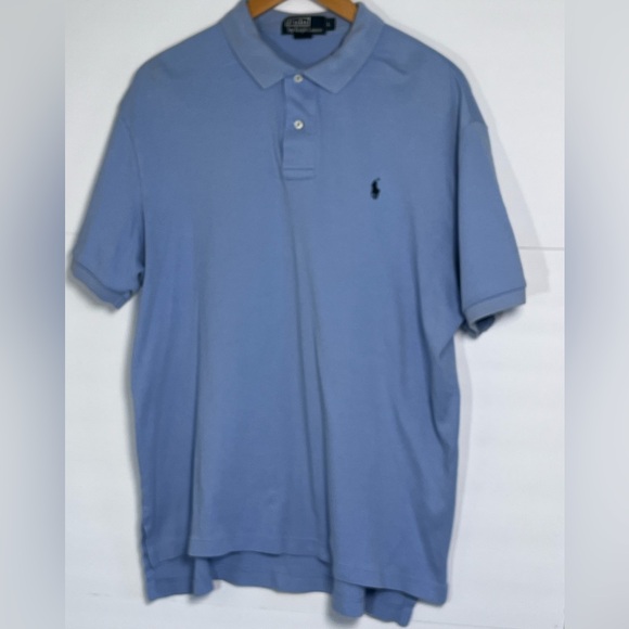 Ralph Lauren Other - Ralph Lauren Blue Cotton Short Sleeve Polo Men Large